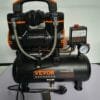 Compressor de ar sem óleo Vevor 8l